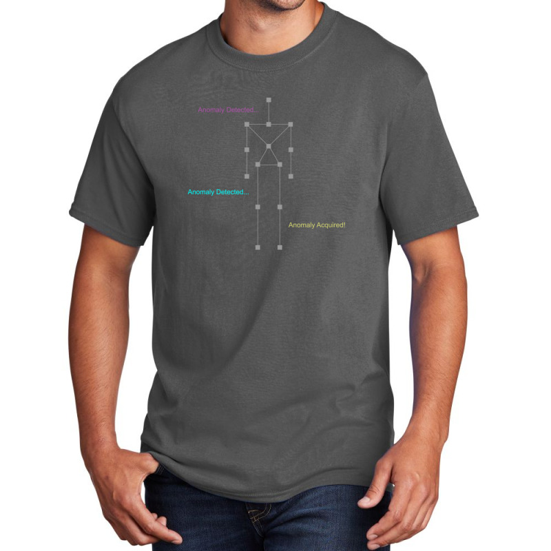 Anomaly Detected - Gray Basic T-shirt by CurtisDaleCochran | Artistshot