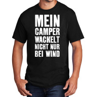 Bus Camper Van Wildcamp Camping T Shirt Basic T-shirt | Artistshot