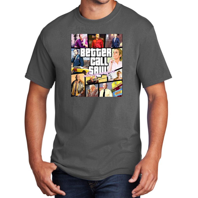 Grand Better Theft Call Auto Saul 4 Basic T-shirt by ToryFahy | Artistshot