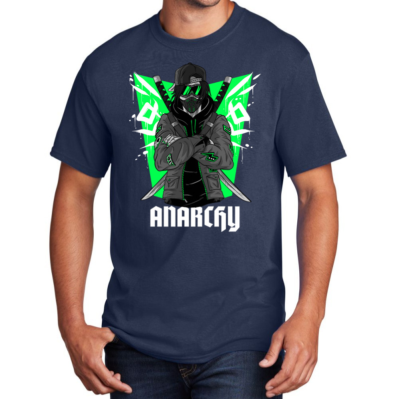 Limited Edition Ninja Warrior Anarchy Basic T-shirt by macklinsampson | Artistshot