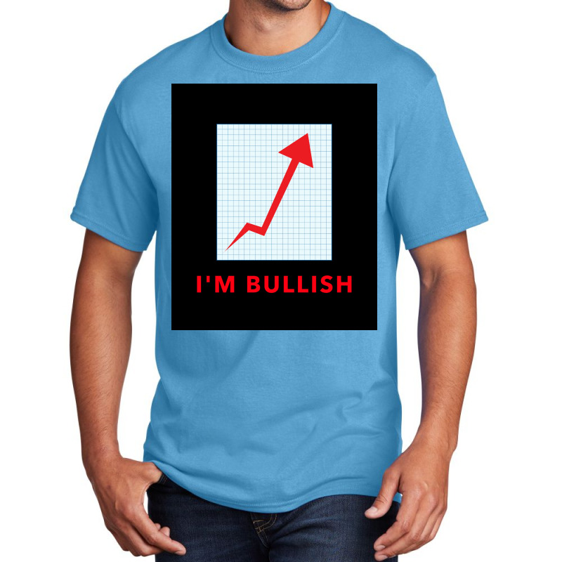 Stock Trader Ix27m Bullish Poster Girl Basic T-shirt by persiefennink | Artistshot