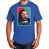 Pop Pop Basic T-shirt | Artistshot