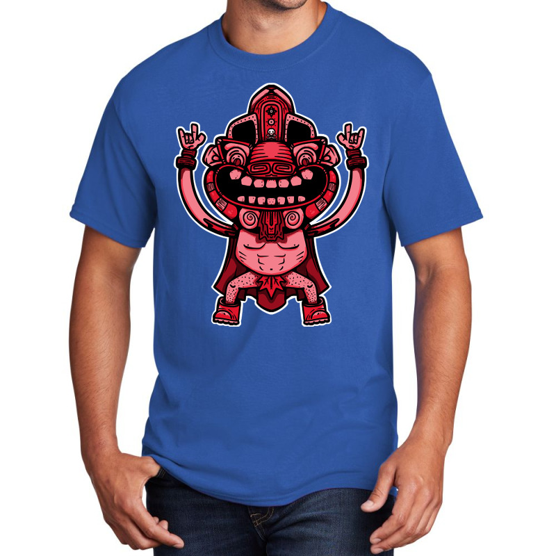 Limited Edition Aztec Warrior Red Basic T-shirt by Inmamlil638 | Artistshot