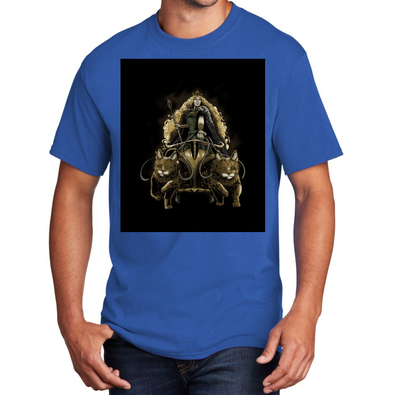 Freya Medieval Viking Mythology Norse Paganism  Tumblr Basic T-shirt by aljalyjfrh | Artistshot