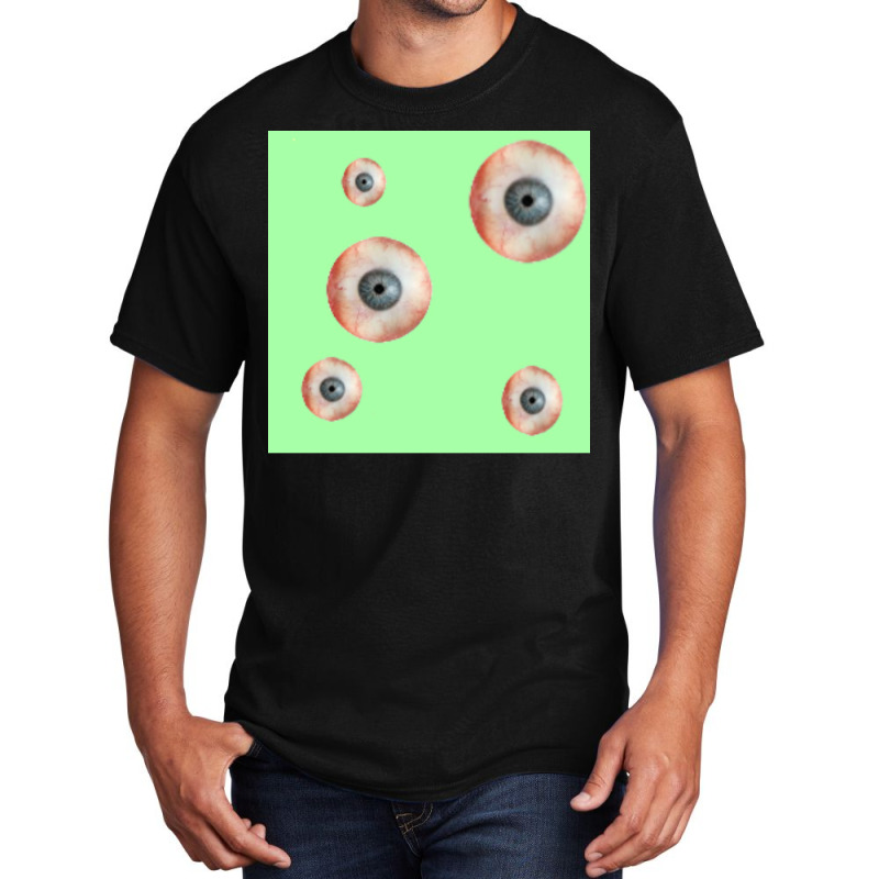 Green Eye Pattern Poster 80s Basic T-shirt | Artistshot