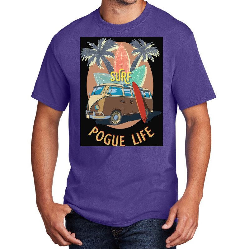 Pogue Life Obx Retro Poster Basic T-shirt | Artistshot