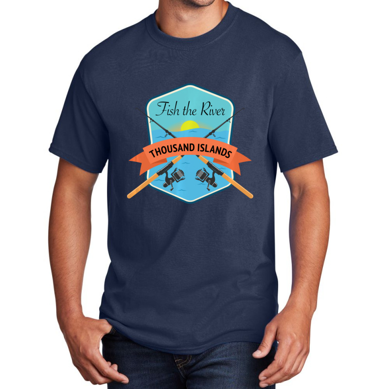 Trending Fish The River Thousand Islands Fishing St. Lawrence Basic T-shirt | Artistshot