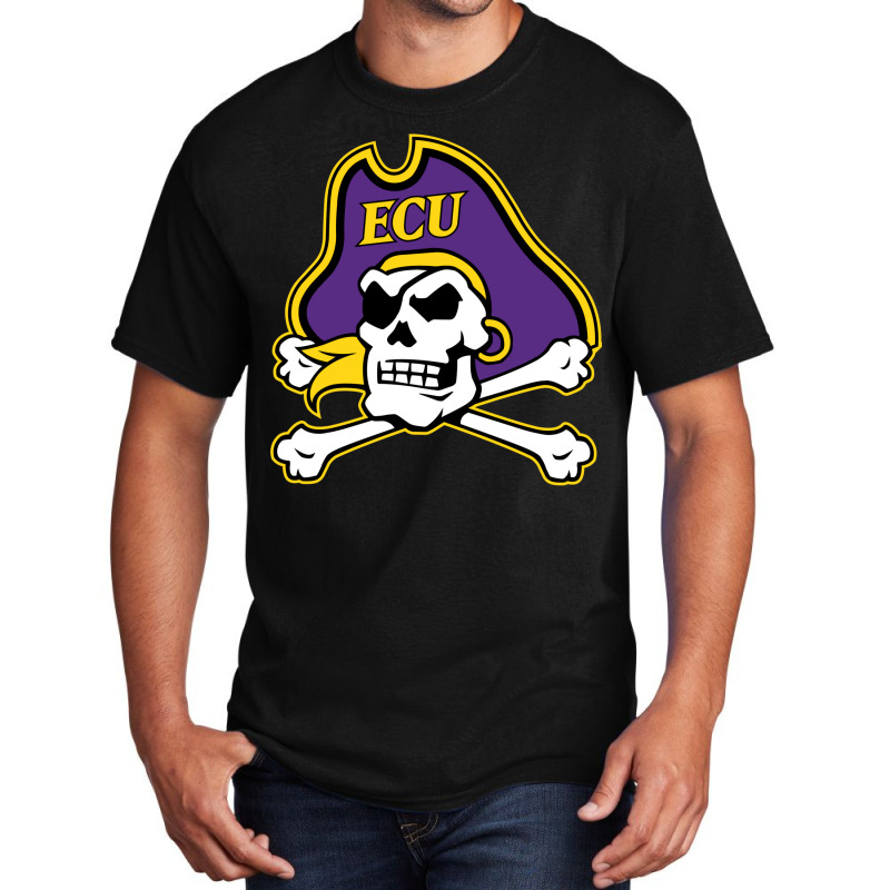 East Carolina Pirates Basic T-shirt by unzueta22 | Artistshot