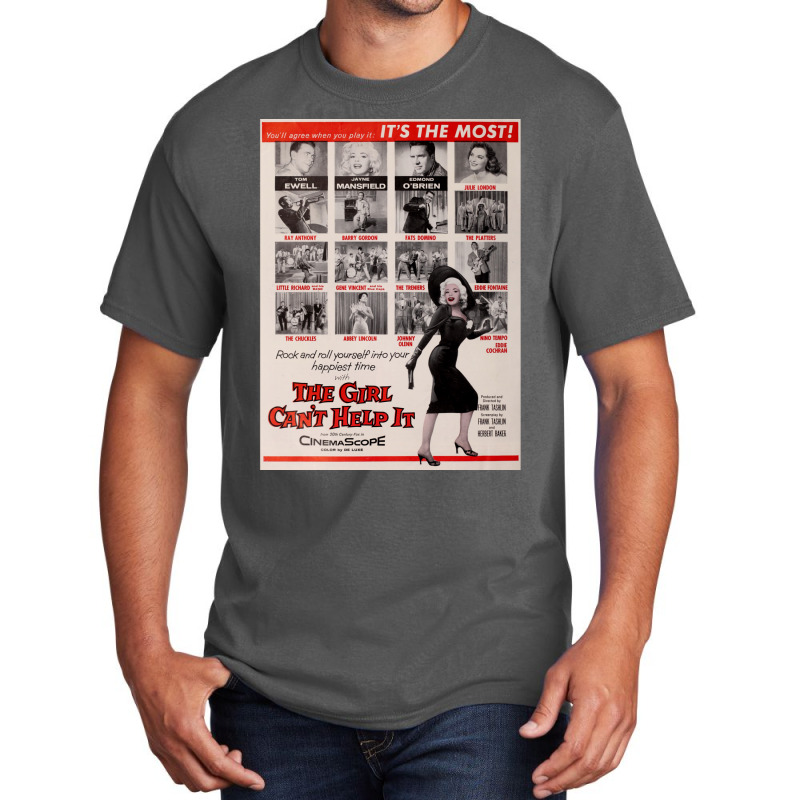 The Girl Can't Help It Jayne Mansfield Fats Domino Little Richard Gene Basic T-shirt by gyalpoisenga | Artistshot