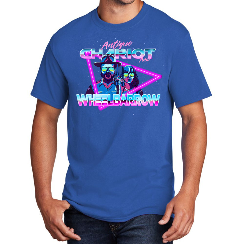 Antique Chariot And Wheelbarrow 80s Retro Fanart Basic T-shirt by kakhuwoldtf | Artistshot