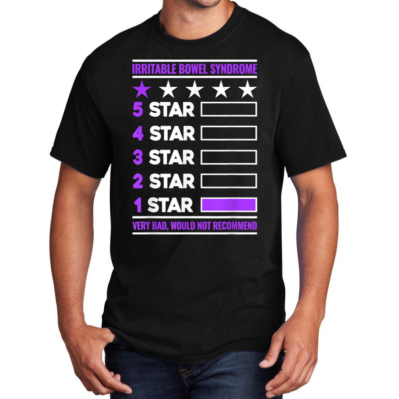 Irritable Bowel Syndrome Warrior Reviews 1 Star Ratings Ibs T Shirt Basic T-shirt | Artistshot