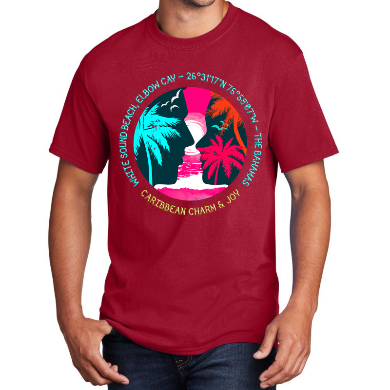 Limited Edition White Sound Beach, Elbow Cay, The Bahamas Basic T-shirt by Jerhogen528 | Artistshot