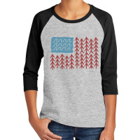 Usa Nature Flag Youth 3/4 Sleeve | Artistshot