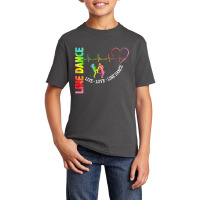 Line Dance  Live Love Line Dance Basic Youth T-shirt | Artistshot