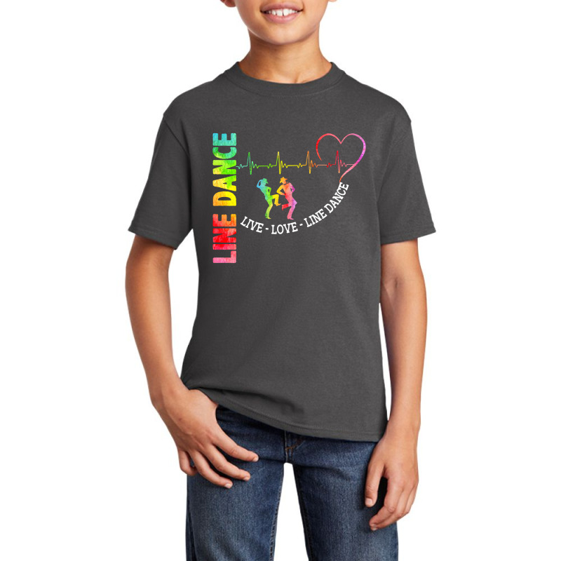 Line Dance  Live Love Line Dance Basic Youth T-shirt by LarryArtist | Artistshot