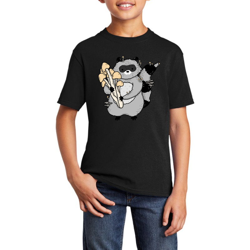 Hot Trend Mushy Raccoon Basic Youth T-shirt by macklinsampson | Artistshot