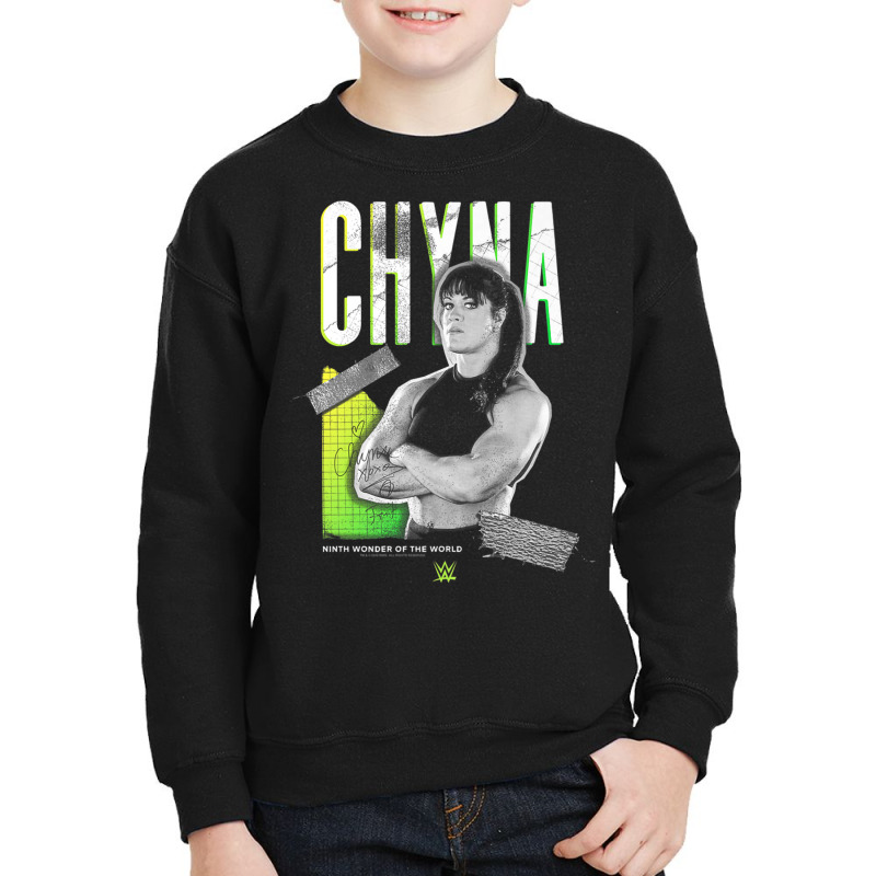 Chyna Ninth Wonder Of The World Distressed Portrai Youth Sweatshirt by criticizematter | Artistshot