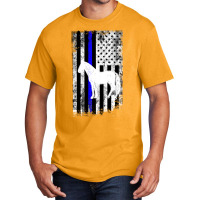 Hot Trend Police Mounted Patrol Horse American Flag Basic T-shirt | Artistshot