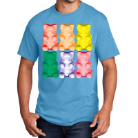 Regenbogenfarben Gummibärchen Basic T-shirt | Artistshot