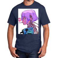 Cyberpunk Girl Basic T-shirt | Artistshot