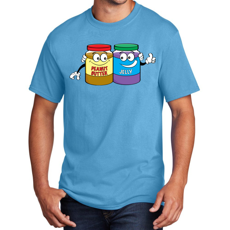 Peanut Butter And Jelly Basic T-shirt by famoustrick | Artistshot