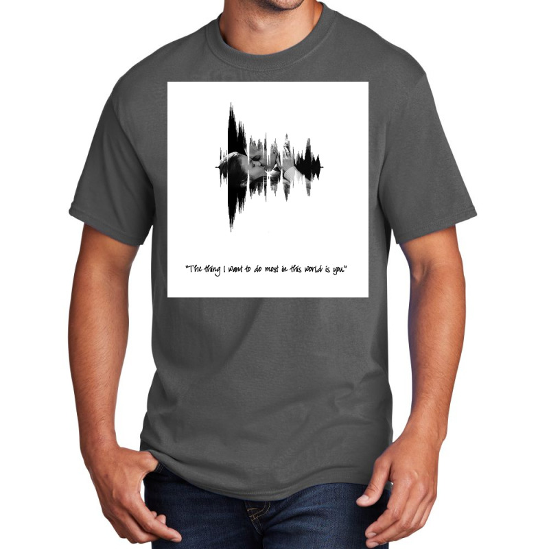 Wayhaught Sound Wave The Thing I Want To Do Most Is You Wynonna Earp Basic T-shirt | Artistshot