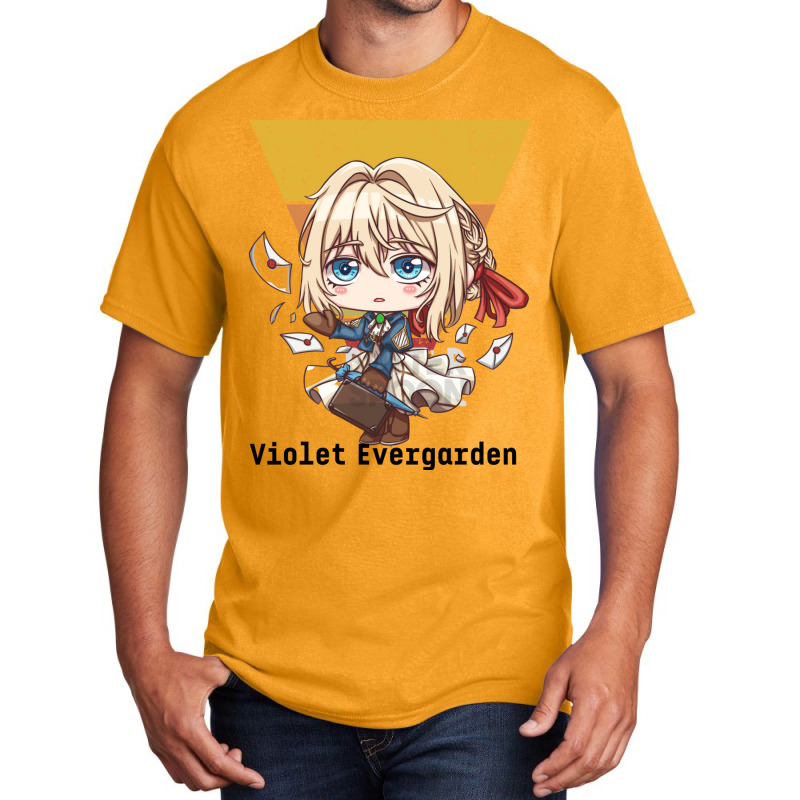 Violet Evergarden Basic T-shirt by dobajagoldiiy | Artistshot