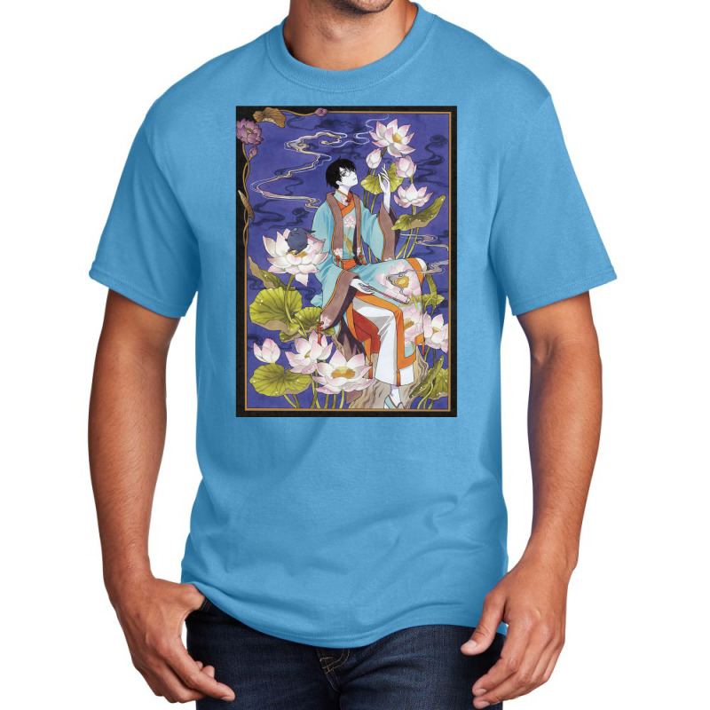 Watanuki And Mokona In Color Basic T-shirt by dobajagoldiiy | Artistshot