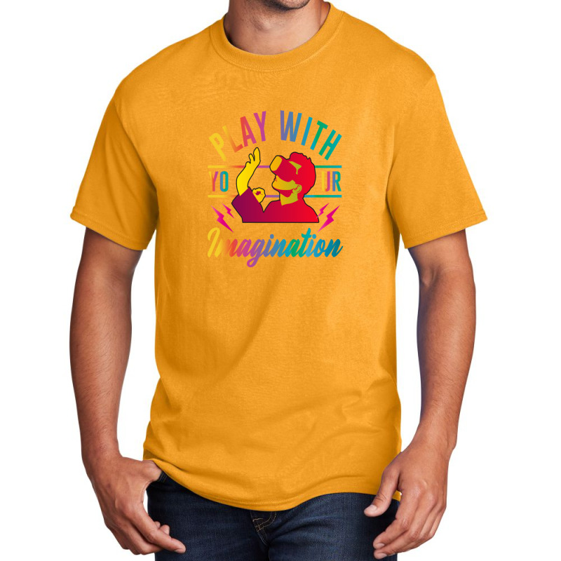 Play With Your Imagination Basic T-shirt by ThomasWaters | Artistshot