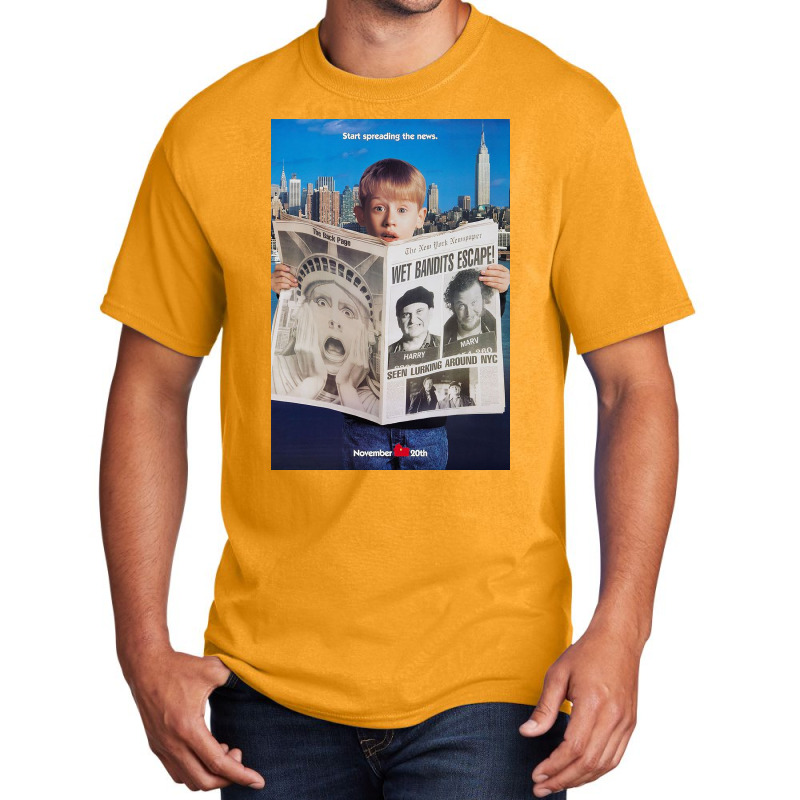 Home Alone Movie Basic T-shirt by steverlopez | Artistshot