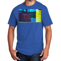 Canal Boat At The Falkirk Wheel Classic Stars Blue Basic T-shirt | Artistshot