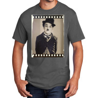 Chaplin  Film  D7 Classic Blue Summer Basic T-shirt | Artistshot