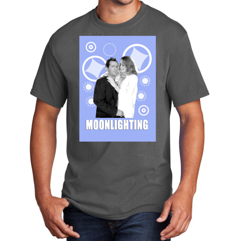 Moonlighting Poster Gift Basic T-shirt by ferrarperishc | Artistshot