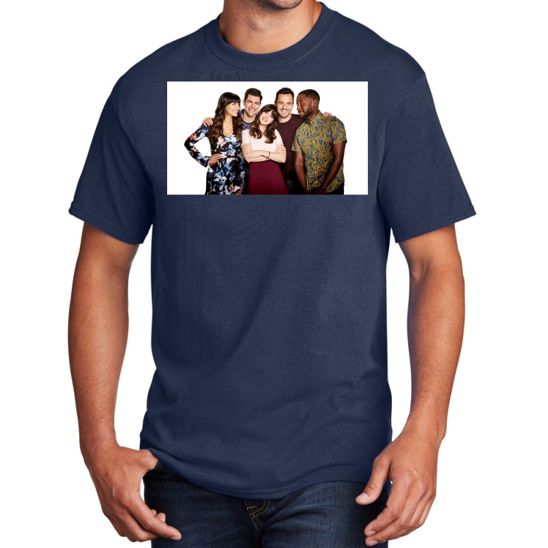 New Girl Poster Quote Basic T-shirt by gabyorn2 | Artistshot