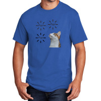 Pop Pop Pop Cat 4 Basic T-shirt | Artistshot