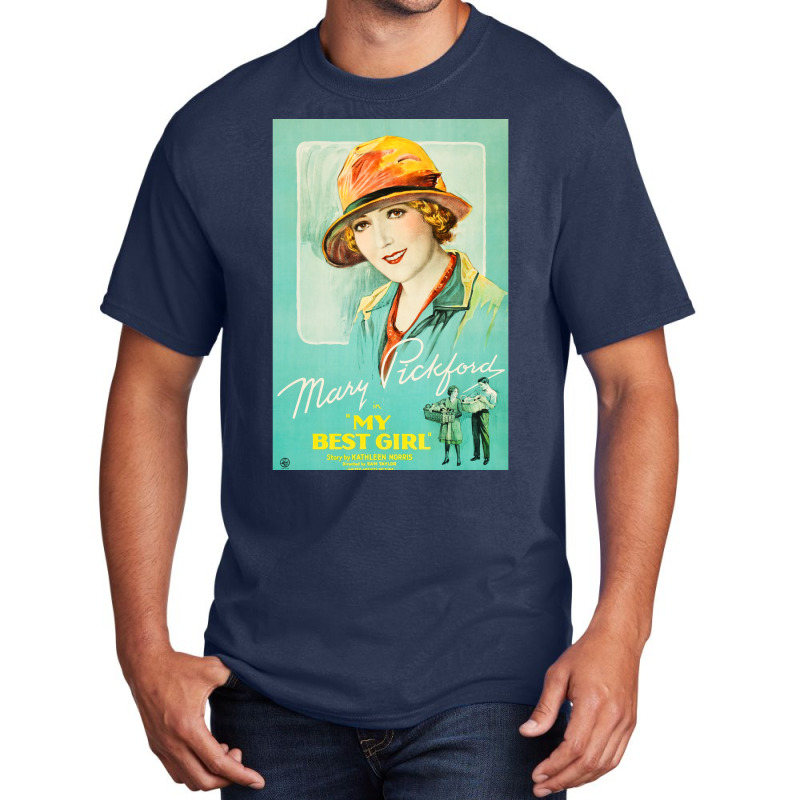 My Best Girl Starring Mary Pickford. Vintage Hollywood Movie Film Post Basic T-shirt by soyefkettieu | Artistshot