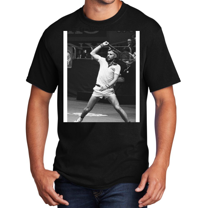 Borg The Ice Man Tennis Legend Basic T-shirt | Artistshot