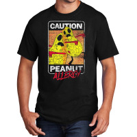 Trending Food Intolerance Caution Peanut Allergy Food Allergy Basic T-shirt | Artistshot