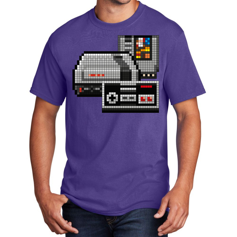 Classic Console Gamer 8bit Retro Basic T-shirt | Artistshot