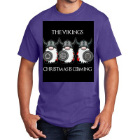 Thevikingschristmasiscoming  Funny Aesthetic Basic T-shirt | Artistshot