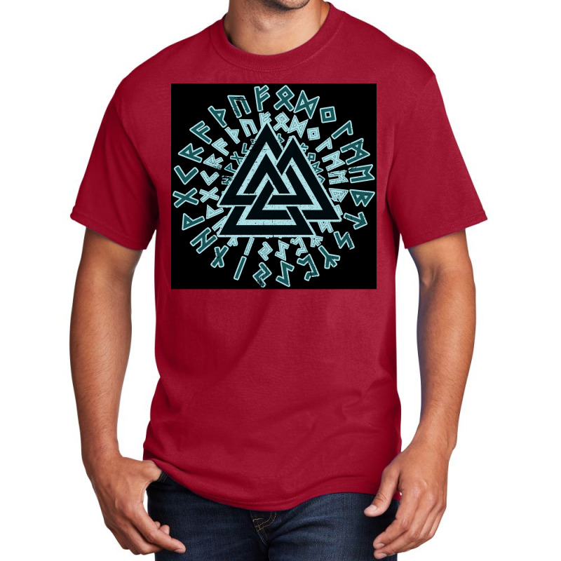 Valknut Wotansknoten Wikingerdreieick  Hipster Boy Basic T-shirt | Artistshot