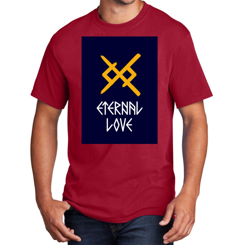 Viking Eternal Love Rune  Nature Hipster Basic T-shirt | Artistshot