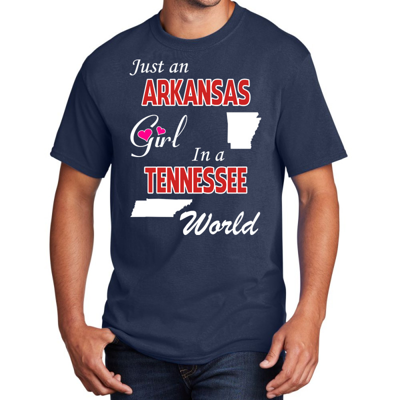 Arkansas - Tennessee Basic T-shirt by ternacanuda | Artistshot