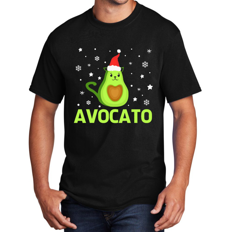 Avogato Christmas Cat Cute Cat Lover Basic T-shirt | Artistshot