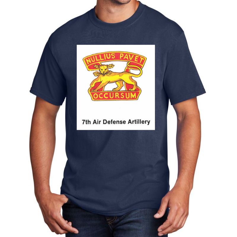 7th Air Defense Artillery (left Version) Basic T-shirt | Artistshot