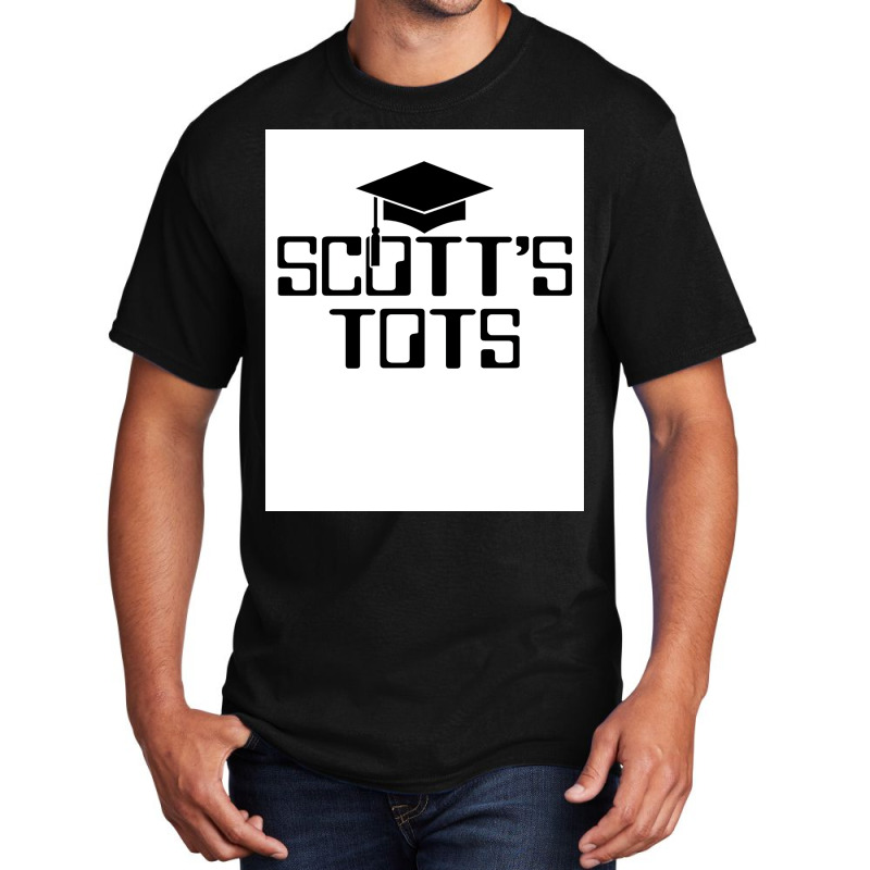 The Office Scottx27s Tots Poster Boy Basic T-shirt | Artistshot