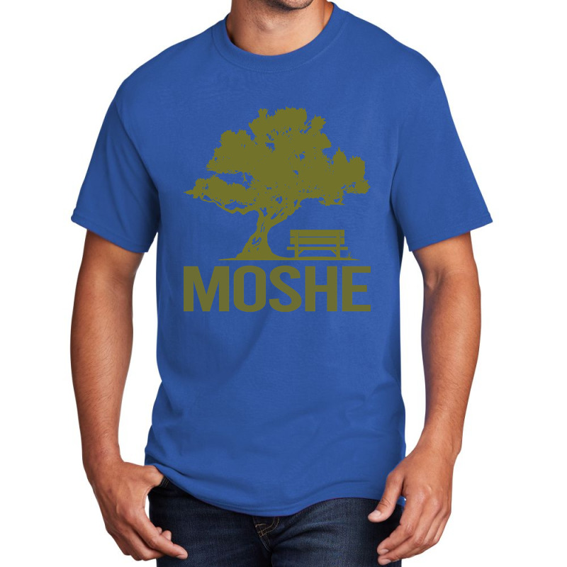 A Good Day - Moshe Name Basic T-shirt | Artistshot