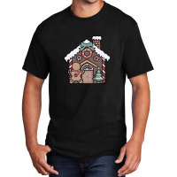 Holiday Gingerbread House Basic T-shirt | Artistshot