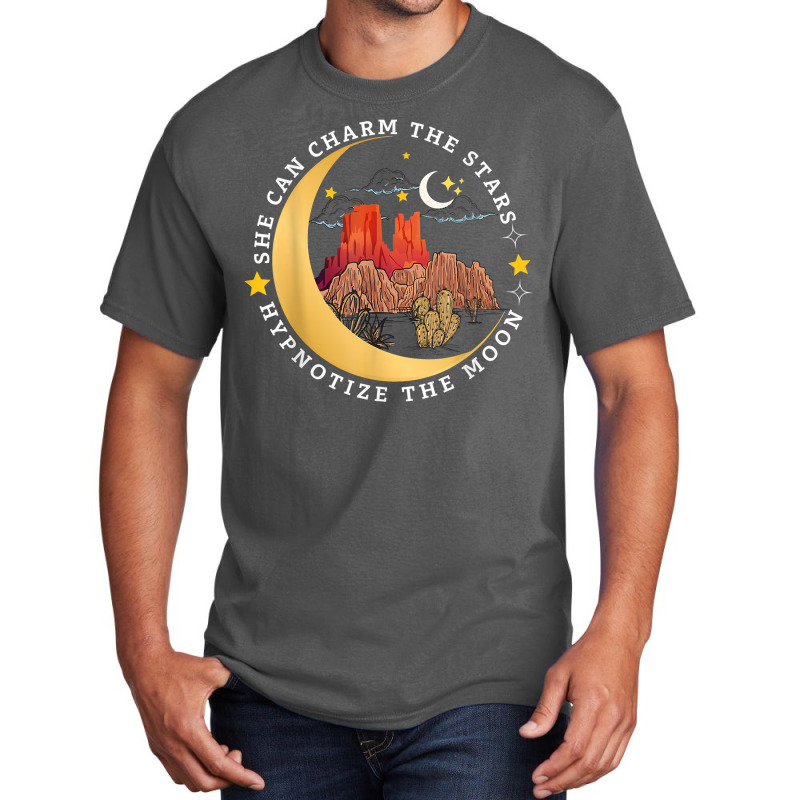 She Can Charm The Stars, Hypnotize The Moon T Shirt Basic T-shirt by calvinittgos | Artistshot