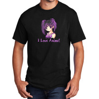 I Love Anime (2) Basic T-shirt | Artistshot